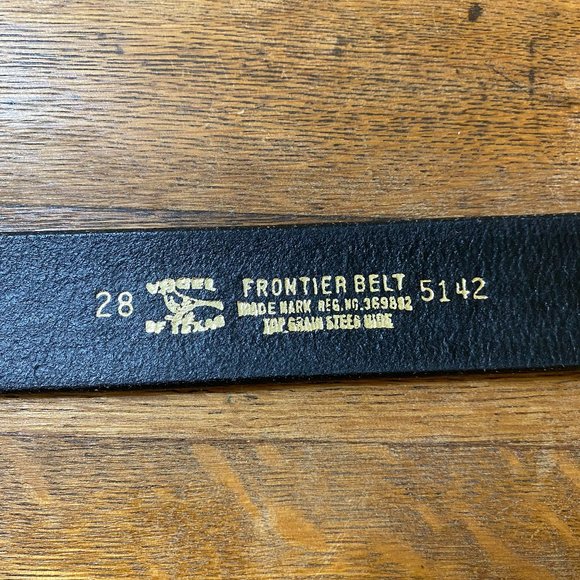 Tooled Leather Western Frontier Belt - Picture 2 of 10